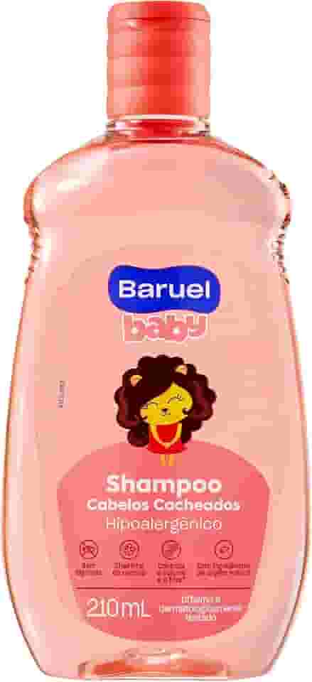 Shampoo Infantil Cabelos Cacheados 210ml – Baruel Baby