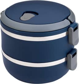 Euro Home - Marmita Dupla Lunch Box Azul - LB1234-AZ