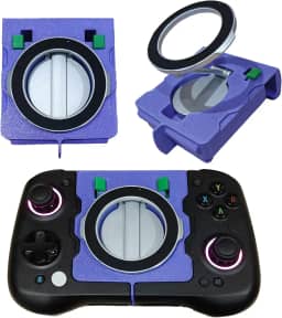 Uonekamo Suporte de telefone para jogos – Suporte ergonômico e leve compatível com GameSir X5 Lite para Android e iPhone 15/16, perfeito para jogos móveis como Genshin Impact e Zenless Zone Zero