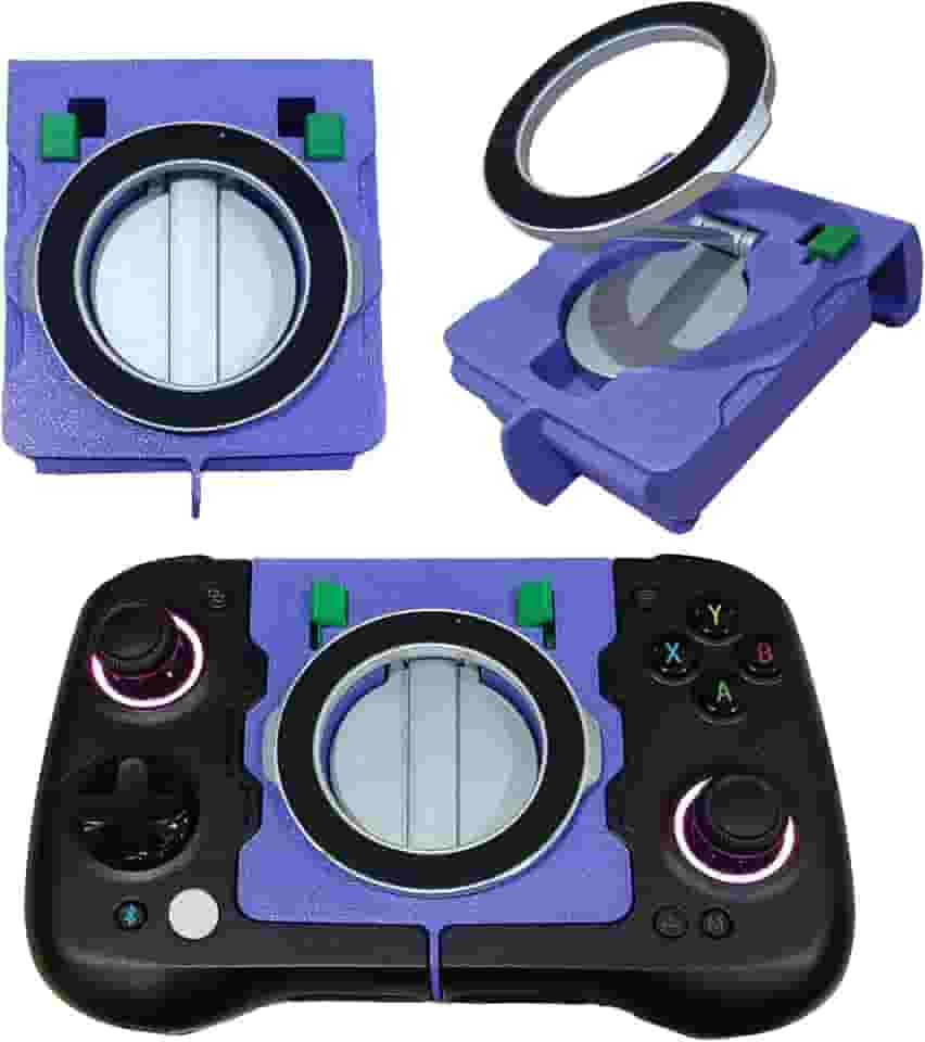 Uonekamo Suporte de telefone para jogos – Suporte ergonômico e leve compatível com GameSir X5 Lite para Android e iPhone 15/16, perfeito para jogos móveis como Genshin Impact e Zenless Zone Zero