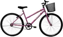 Bicicleta Aro 26 Feminina Mono Saidx Sem Marcha Com Cesta