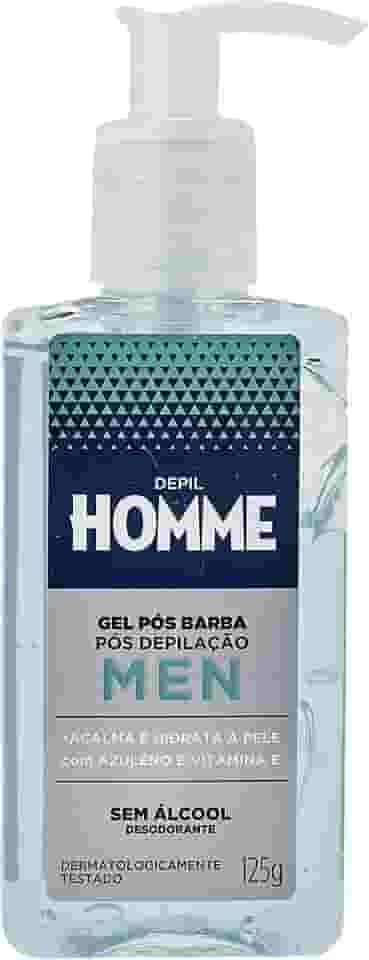 Gel Pós Barba e Pós Depilação Masculino, Depil Homme, 125G