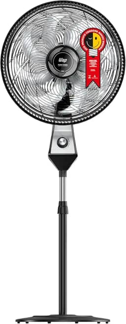 WAP Ventilador de Coluna 50cm FLOW TURBO, com Tecnologia Silenciosa e Econômica, 8 Pás e 3 Velocidades, 180W 220V