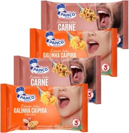 Kit 4 Macarrão Instantâneo Lámen Galinha Caipira E Carne Panco 85g