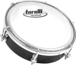 TAMBORIM INJETADO PRETO PELE LEITOSA