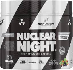 Pré-Treino Sem Cafeína Nuclear Night 200g Bodyaction (Guaraná com açaí)