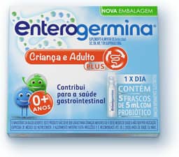 Probiótico Enterogermina Plus 5 frascos de 5ml
