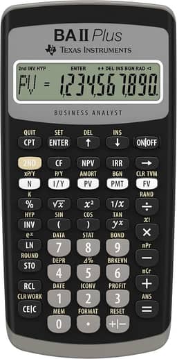 Texas Instruments Calculadora financeira BA II Plus