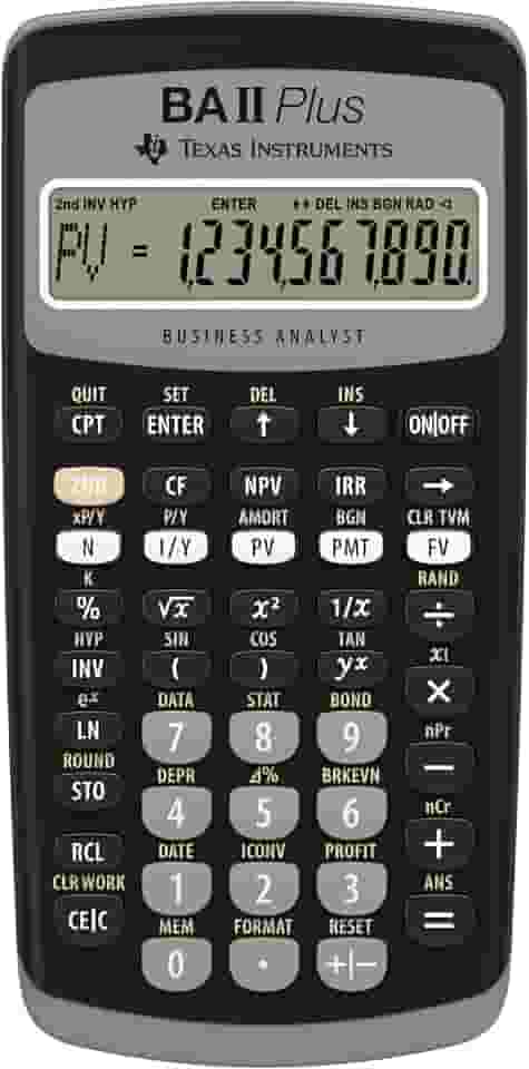 Texas Instruments Calculadora financeira BA II Plus