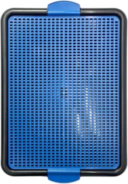 Sanitário Canino Xixi Dog Banheiro Pet Tapete Higiênico Cães Premium (Azul)