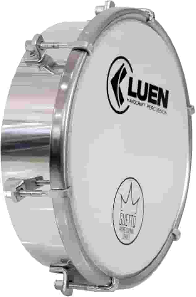 Tamborim 6" Alum - Serie Guetto 6 Afin Tarr Cromada Pele Leitosa