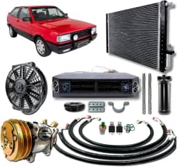 Kit Ar Condicionado Gol Quadrado Sem Suporte Do Compressor