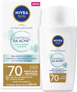 NIVEA SUN Protetor Solar UV Face Specialist Controle da Acne FPS 70 40ml
