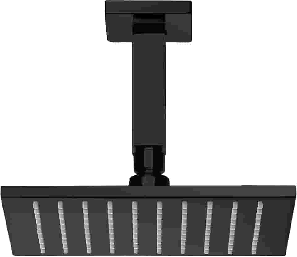 Ducha LorenQuadra Black de teto 5014 B16 Lorenzetti