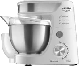Batedeira Planetária, Mondial, Branco/Inox, 700W, 110V - BP-02P-W-TI