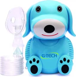G-Tech Inalador Nebulizador Nebdog Azul Bivolt
