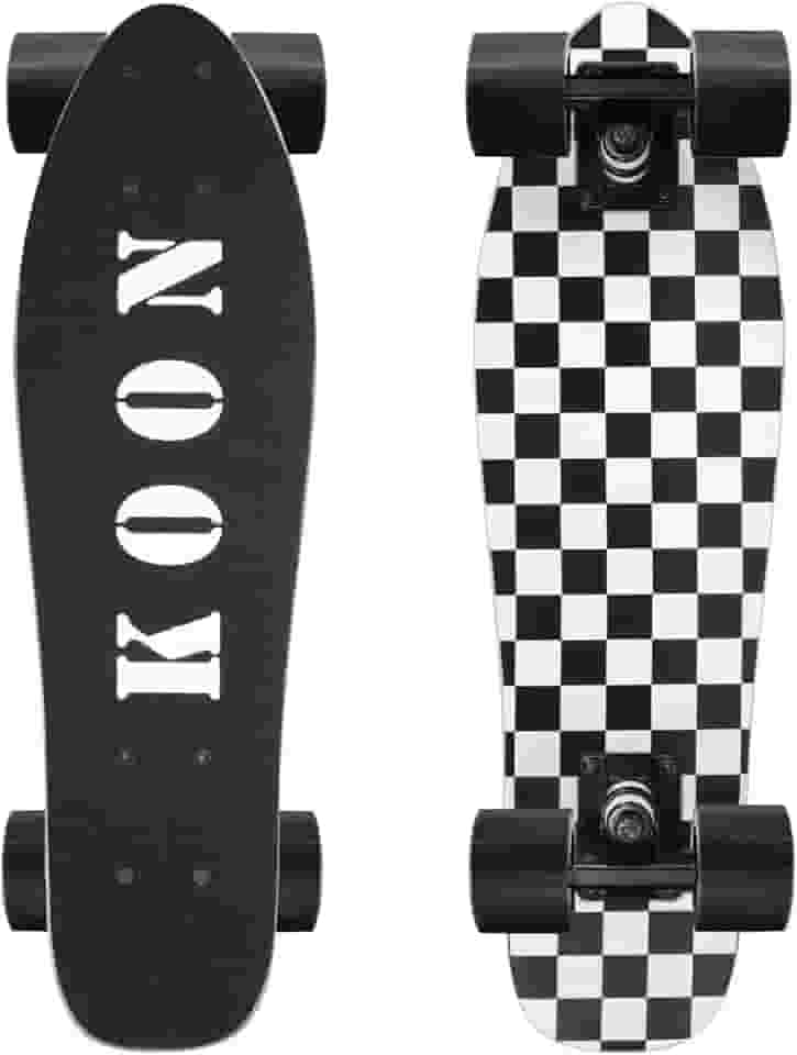 KO-ON Skates completos skates mini cruiser de 55 cm para iniciantes, crianças, meninos e meninas