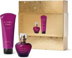 Eudora Kiss Me Cabernet Kit Presente: Desodorante Colônia 50ml + Loção Perfumada Desodorante Corporal 100ml