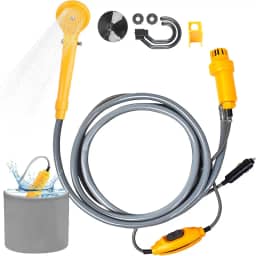 Chuveiro Ducha Portátil Camping, Chuveiro Portátil Camping Shower, Chuveiro Ducha Portátil 12V Elétrico Carro Camping Motor Home, Chuveiro Rlétrico Portátil, Chuveiro Portatil