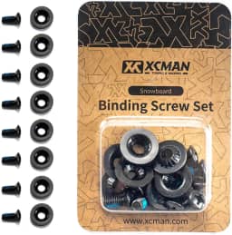 XCMAN Conjunto de parafusos para encadernação de snowboard - 8 peças