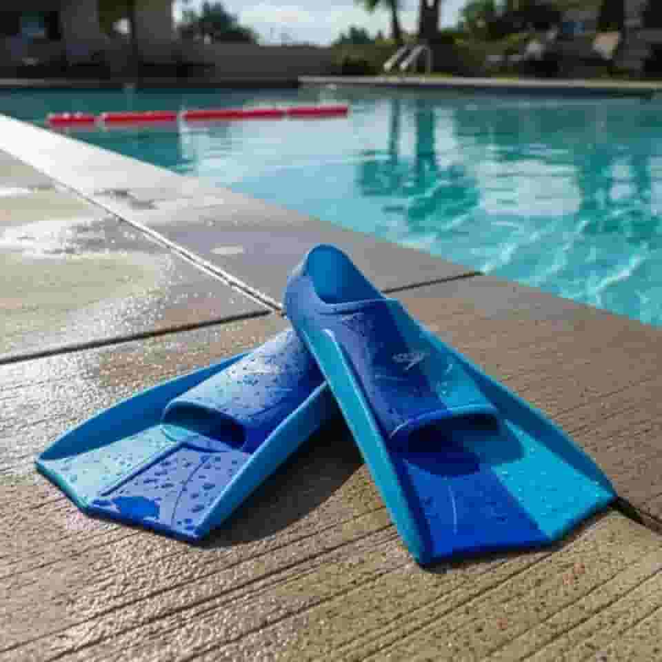 Nadadeira Natação Speedo Dual Swim Fin Pé de Pato Treinamento Fortalecimento
