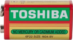 Bateria Zinco 9V 6F22KG Toshiba