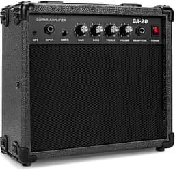 Amplificador Guitarra, Mini Amplificador Guitarra, 29 * 11 * 27CM Baixo Para Contra Baixo, Cubo para 20W de Guitarra de Altodesempenho (220V)