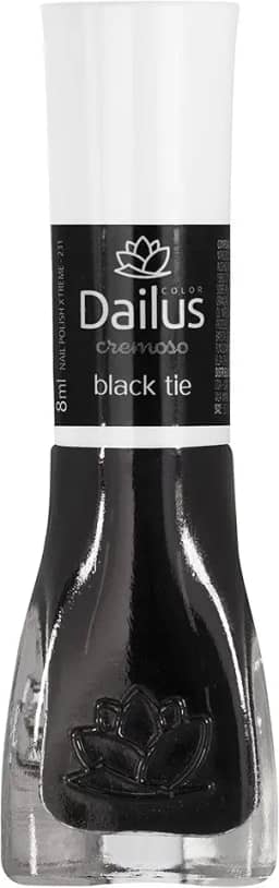 Esmalte Cremoso 231 Black Tie, Dailus, Preto