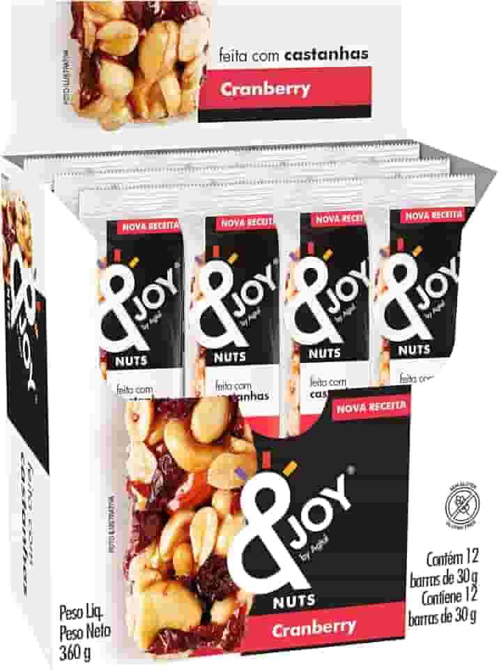Enjoy Barra Mixed Nuts Cranberry 12 X 30G