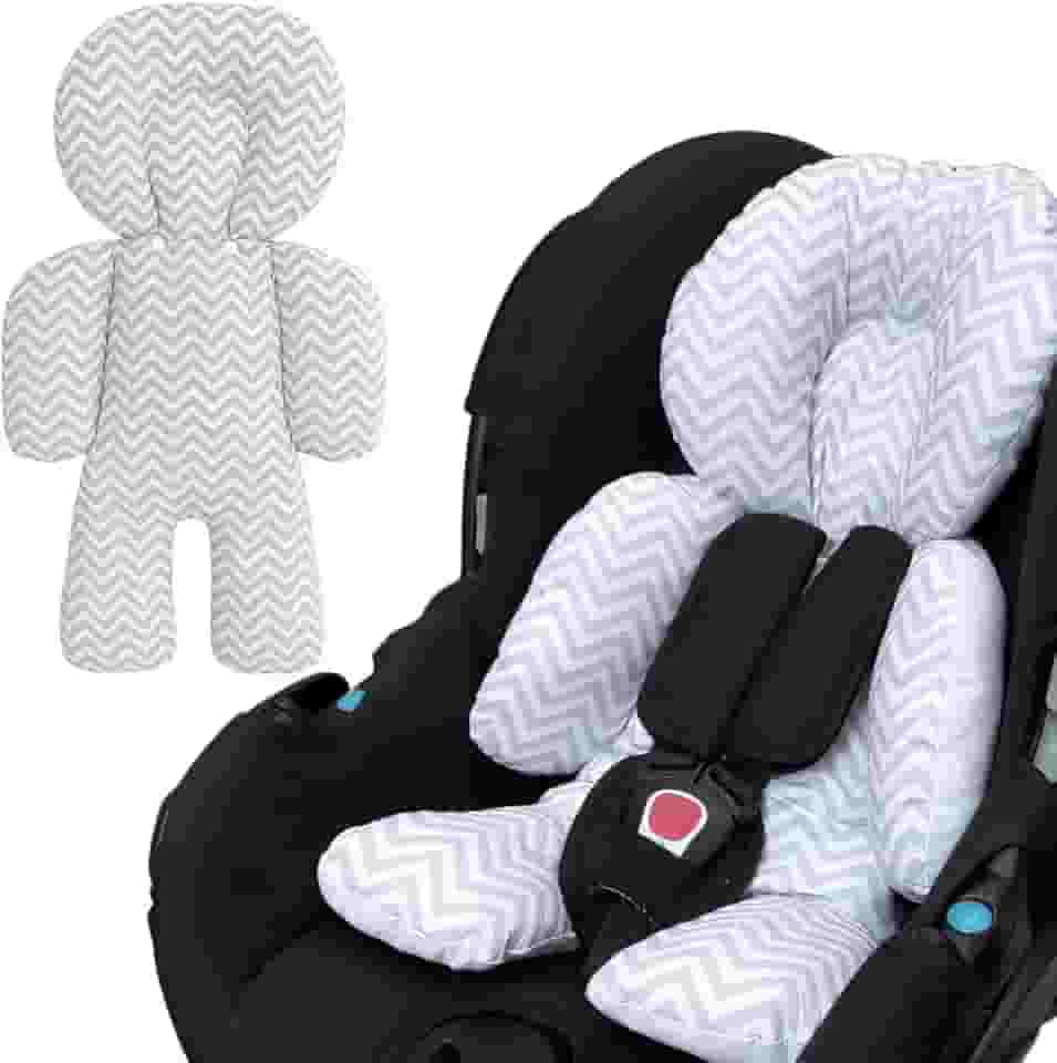 Almofada Redutor Bebê Conforto Carrinho Protetor Ninho Universal Cadeirinha Monolo (Cinza)