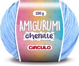 Linha Amigurumi Chenille - Circulo - 100g - 110 metros - 909 TEX (2137-Hortensia)