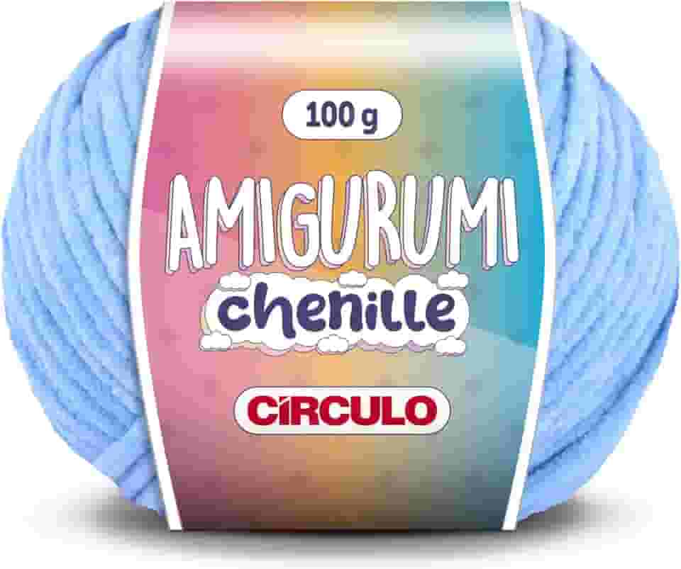 Linha Amigurumi Chenille - Circulo - 100g - 110 metros - 909 TEX (2137-Hortensia)