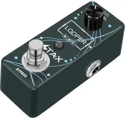 Stax Pedal de Guitarra Looper, Overdubs Ilimitados, 10 Minutos de Loop, 1/2 Tempo com Usb para Importar E Exportar Loop