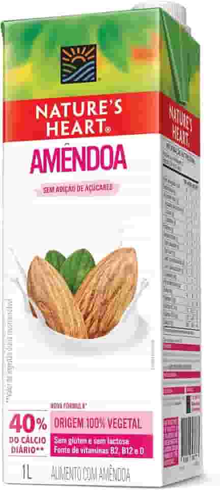 Nature's Heart Bebida Vegetal Natures Heart Amêndoa 1L