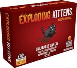 Asmodee, Exploding Kittens, Jogo de Cartas para Amigos, 2 a 5 jogadores, Idade 8+ anos, Partidas de até 15 minutos