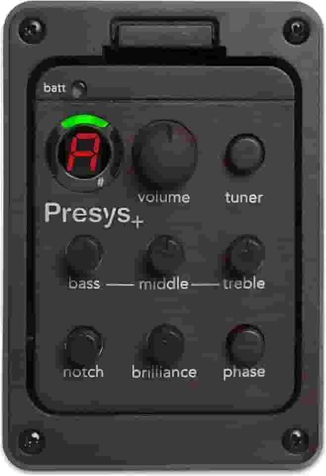 Fisherman captador de guitarra EQ equalizador de caixa elétrica 301 acessórios de guitarra captador folk afinador LCD