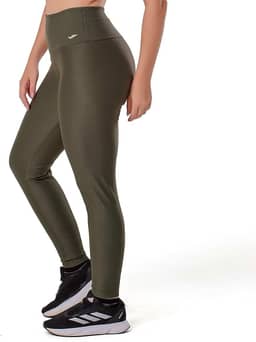 Legging Fitness Feminina Zero Transparência Cós Alto Poliamida Elite