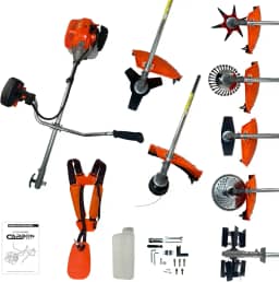 Roçadeira Bipartida a Gasolina 52cc 2,5HP Multifuncional Completa Profissional Carbon Fak