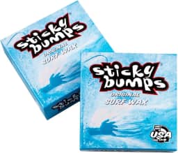 Sticky Bumps Cera de surf original Cool-Cold – Pacote com 2 | Cera de prancha de surf de longa duração | Estrutura ótima para surfe | Não tóxica, segura para a natureza | para prancha de surfe com