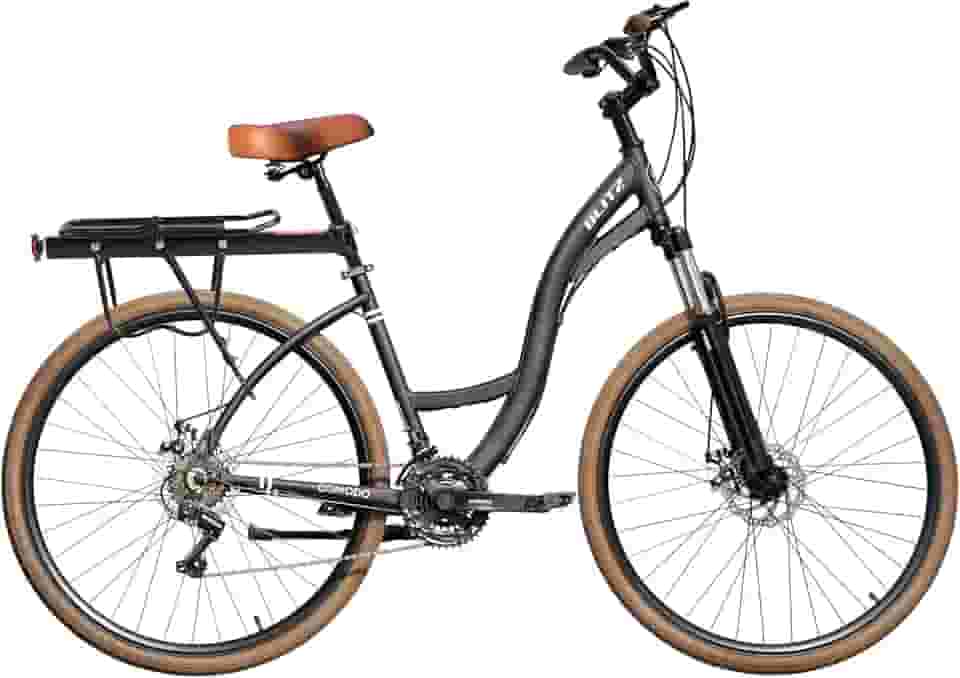 Kit Bicicleta BLITZ Aro 29 Comodo Urbana Full SH 21v Freio á Disco + Bagageiro e Cadeado
