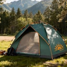 Barraca de Camping Automática 2 Pessoas,Impermeável com Proteção UV e Resistente a Chuva e Vento