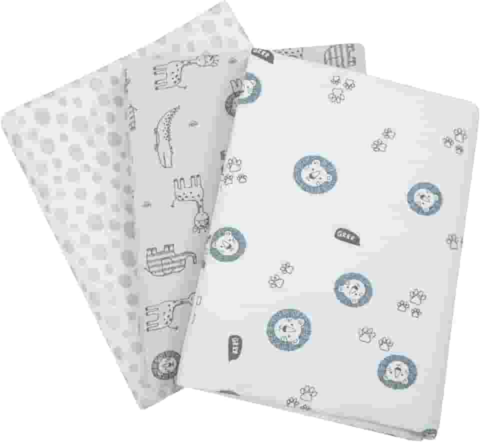 PAPI DESDE 1974 Cueiro Flanel Papi Compose Estampado Para Bebê 80Cm X 50Cm Contém 03 Un