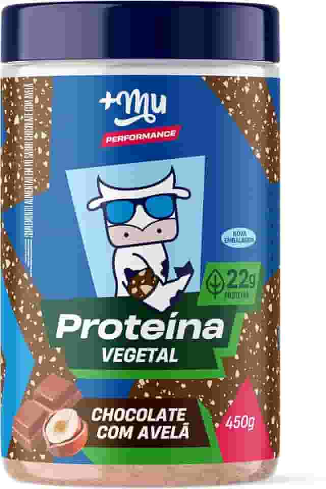 +Mu Pote Proteína Vegetal Sabor Chocolate c/ Avelã 22g - 450g