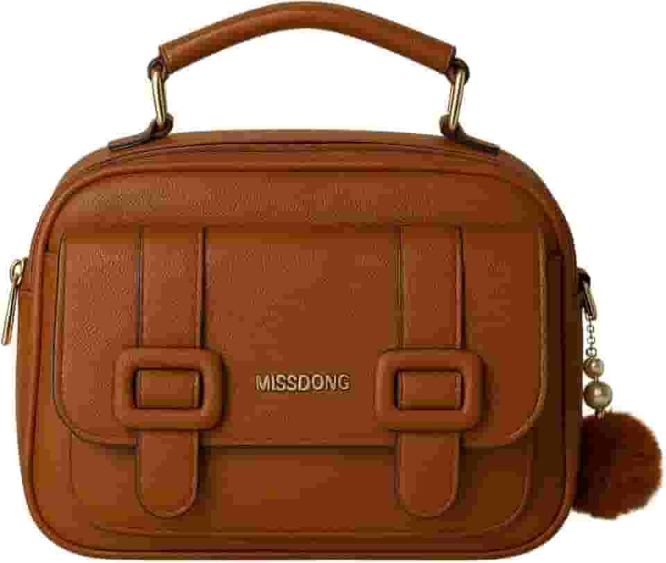 Bolsa Bag Feminina Transversal Tiracolo Baú Média Couro Pu QUBCCUM