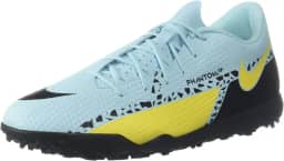 Chuteira Society Nike Phantom GT2 Club TF Verde e Amarelo Masculino 43