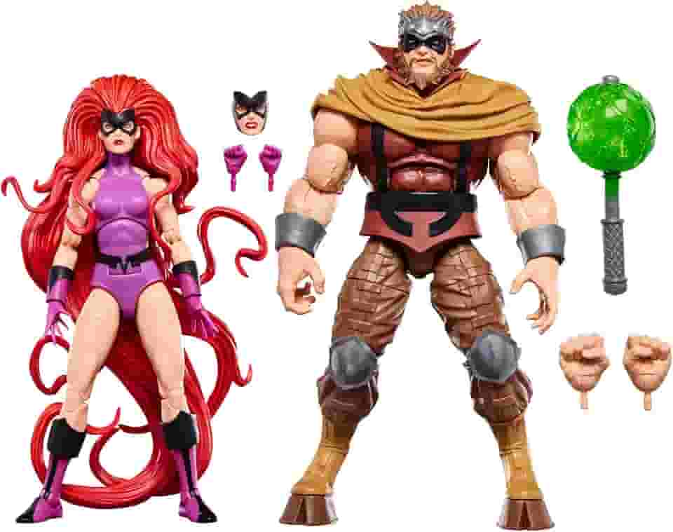 Marvel Legends Series Inhumans Medusa & Gorgon Two-Pack, 2 Fantastic Four Comics-Inspired Collectible 6-Inch Scale Action Figures