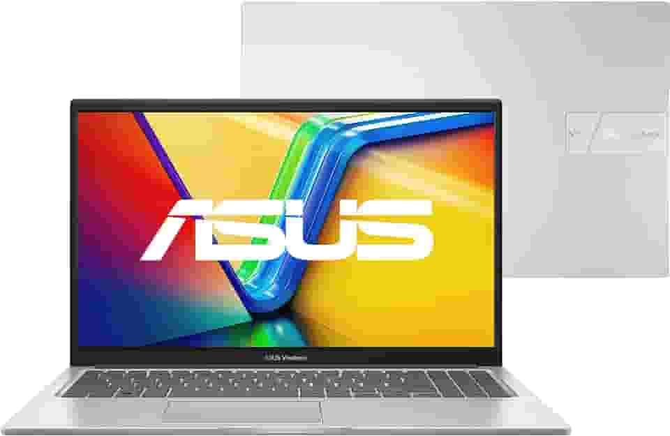 Notebook ASUS Vivobook 15, Intel Core i5 1235U, 8 GB, 512GB SSD, W11 Home, Tela 15,6" FHD, Cool Silver - X1504ZA-NJ986W