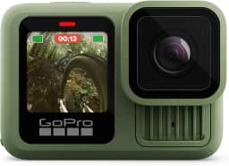 GoPro HERO13 Black em Verde Floresta Edição Limitada - Câmera de ação à prova d'água 10m, 5.3K60, HLG HDR, 27MP, HyperSmooth 6.0, GPS, Wi-Fi 6, Detecção Automática das lentes HB-Series