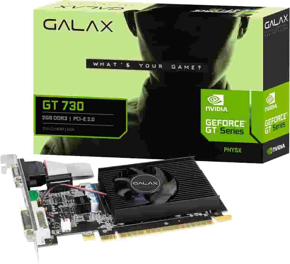 PLACA DE VIDEO NV GT 730 4GB DDR3 128B GALAX 73GQF8HX00HD