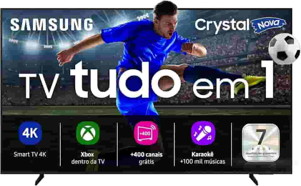 Samsung Smart TV 43" Crystal UHD 4K U8100F 2025